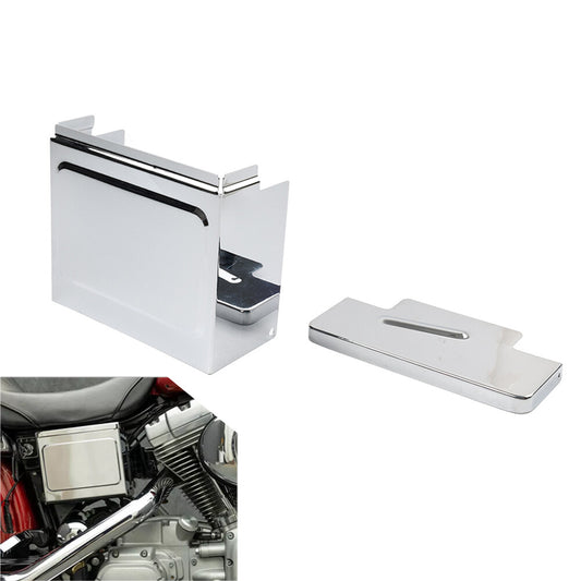 Chrome Battery Top Side Cover for Harley Dyna Low Rider FXDL FXD FXDWG 1997-2005
