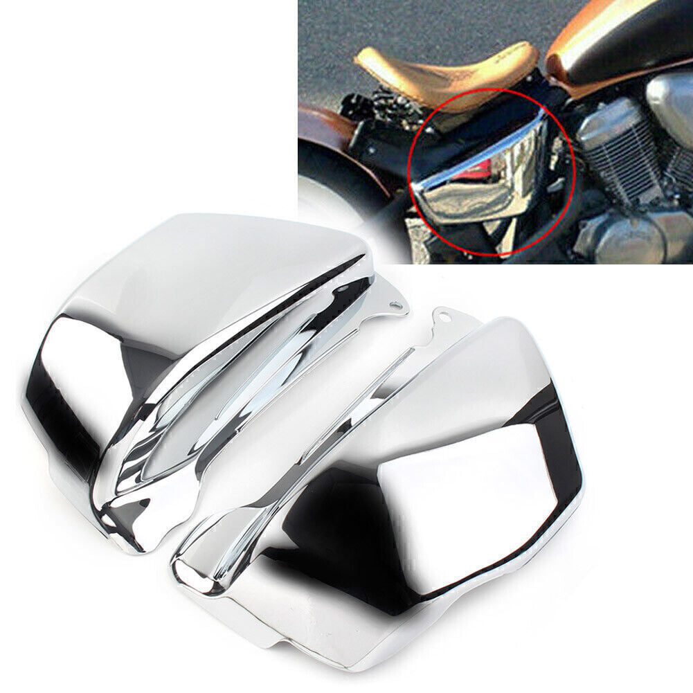 for Honda Magna VF 750 VF750C 1994-2004 CT Battery Side Fairing Cover Silver