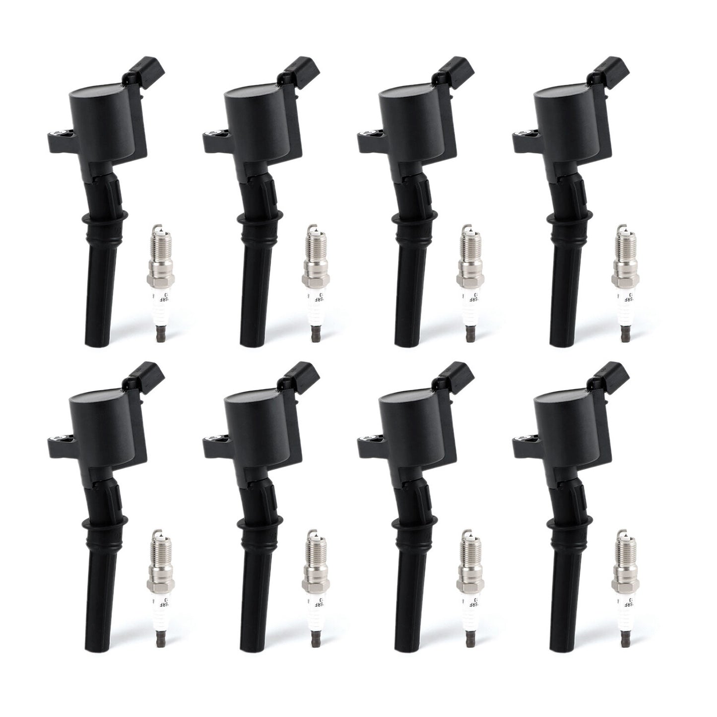 8x Ignition Coils FD503 Iridium Spark Plugs SP479 for Ford F150 E150 4.6L 5.4L