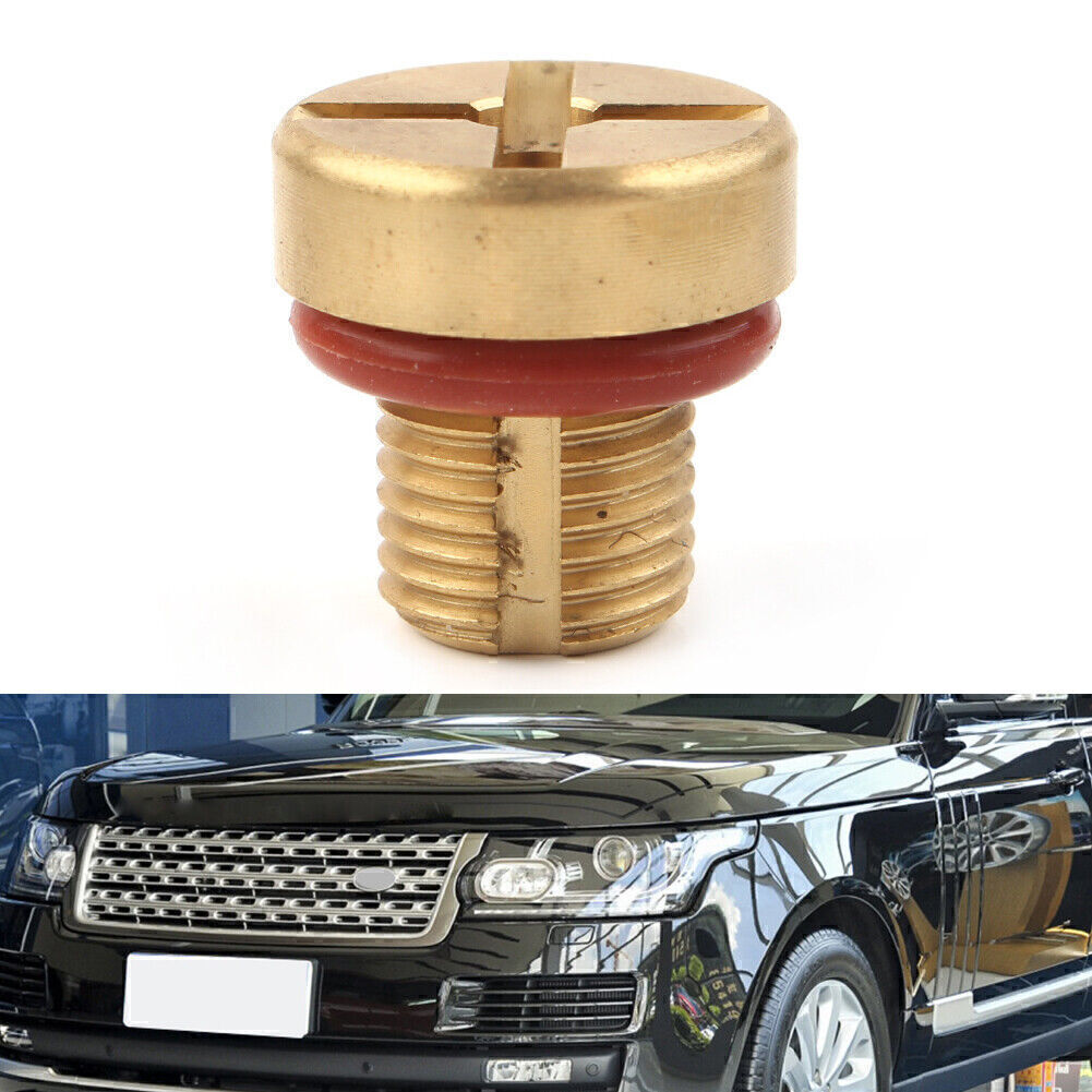 Water Pipe Male Thread Brass End Cap Solid Plug Connector for Land Rover