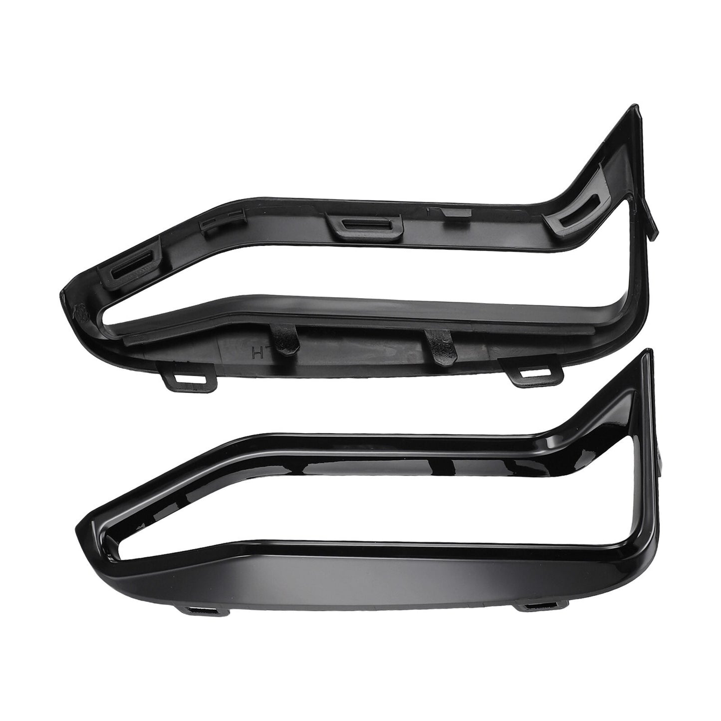 Black trim on the side grilles of the front bumper for BMW 3 Series, applicable to G20, G21, and M340i // new