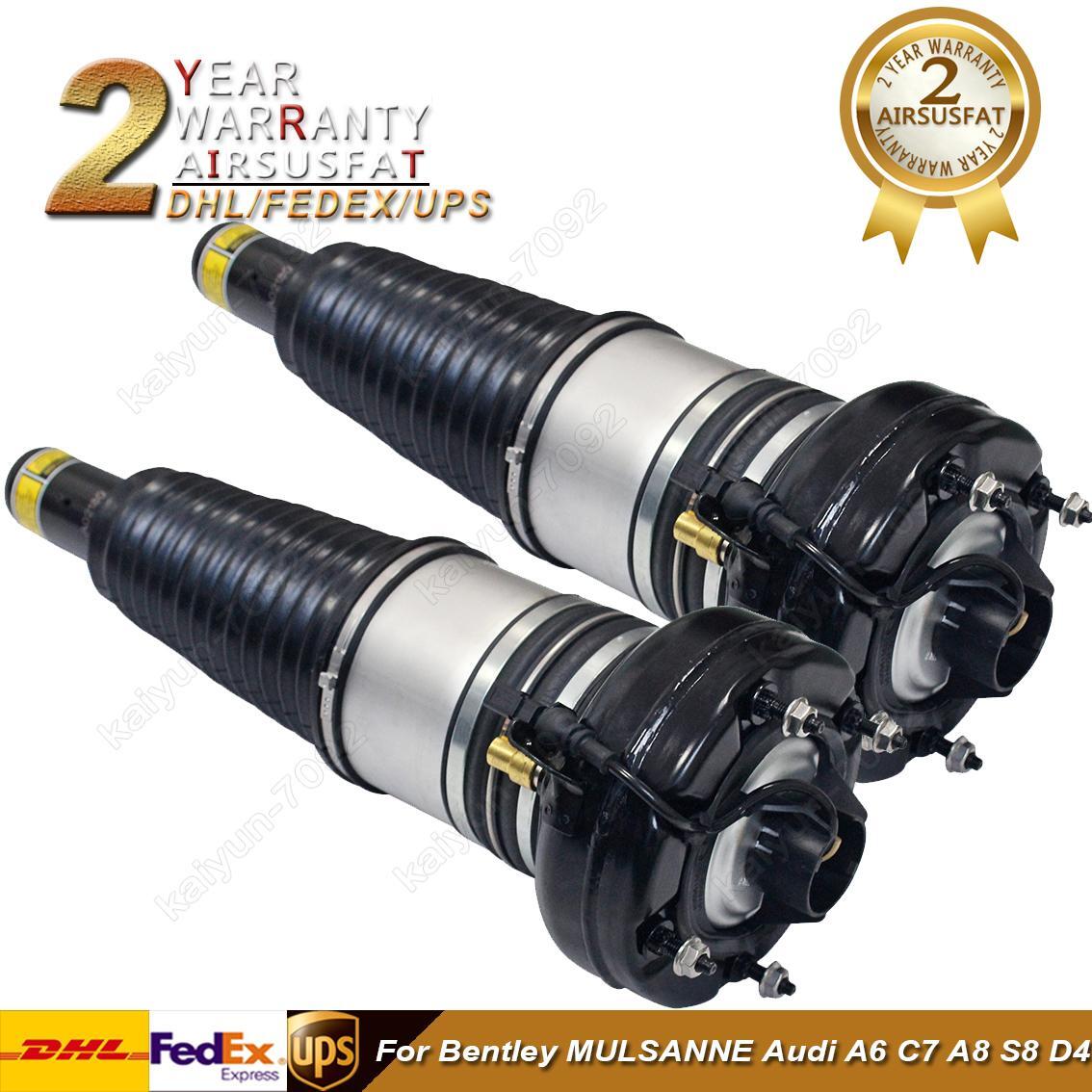 2pcs for Bentley MULSANNE for Audi A6 C7 for A8 S8 D4 Front Air Suspension Shock Struts