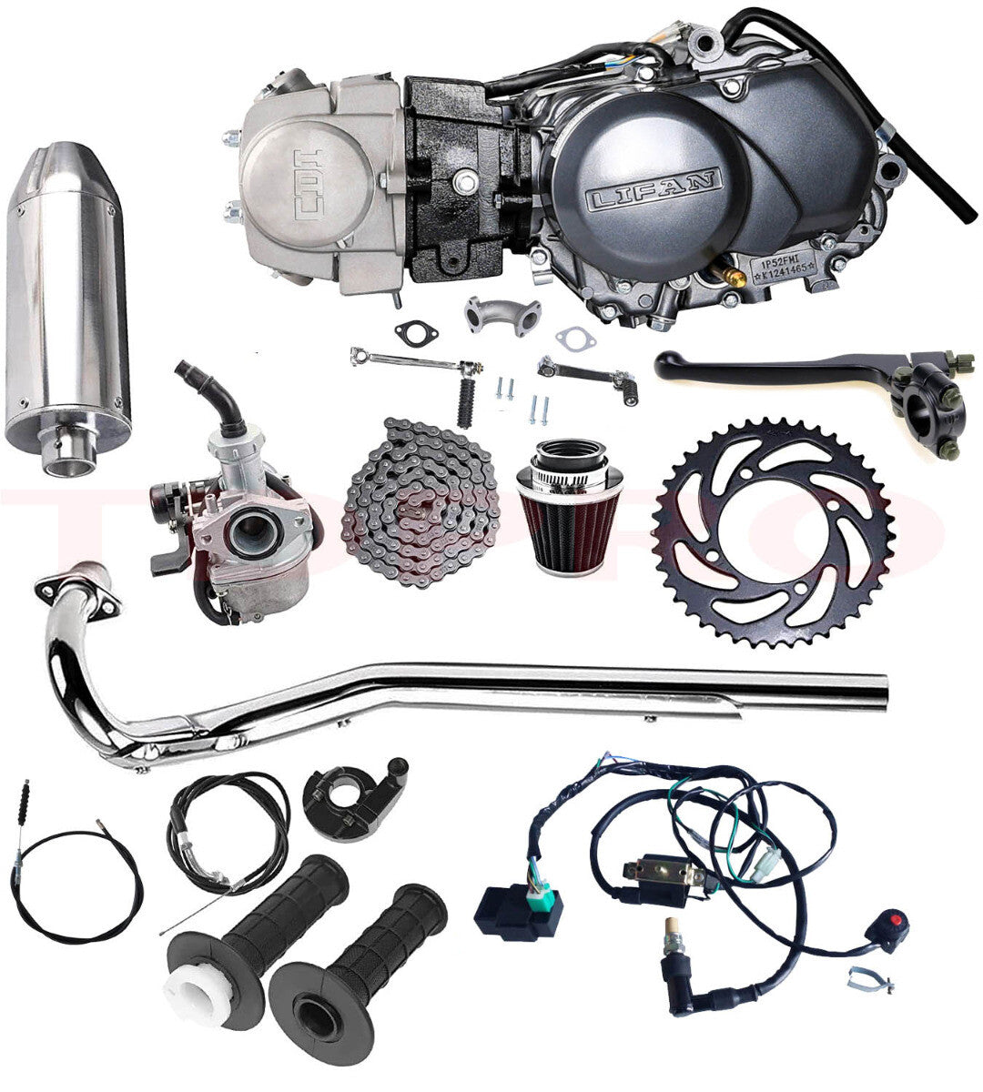 for Lifan 125cc engine motor kit for Honda Trail CT70 CT110 CT90 ATC70 XR Z50 Apollo