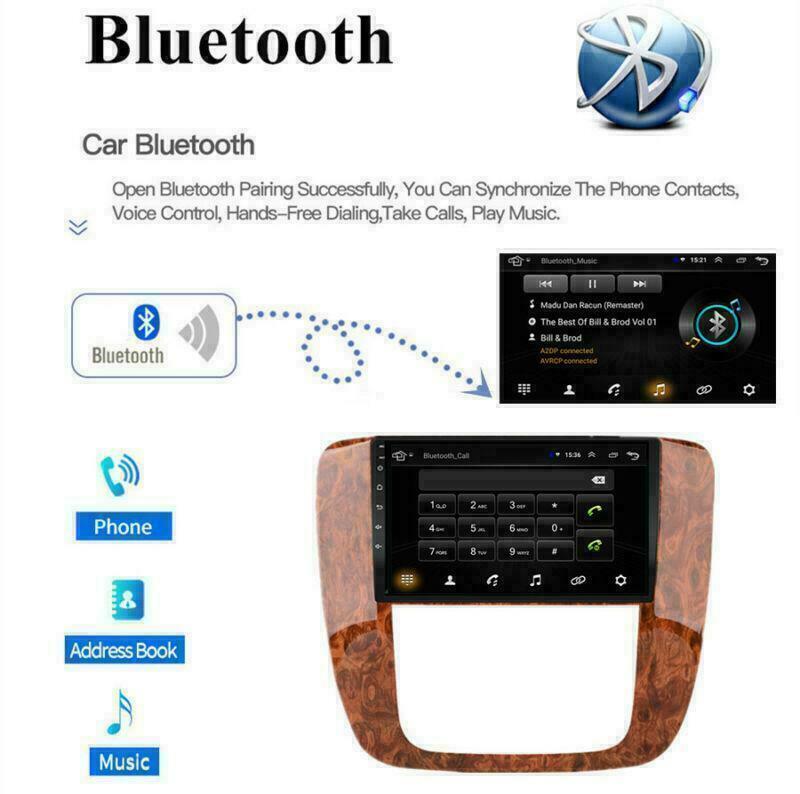9 Android Car Radio Stereo Carplay For 2007-13 for Chevy Tahoe Suburban for GMC