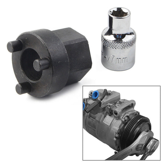 A/C Compressor Clutch HUB Remover Tool for Mercedes Models For 7SEU17C US Car