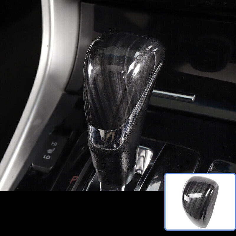 for Honda Accord 2014-17 Black Wood Inner Car Gear Shift Knob Cover Head Trim 1X