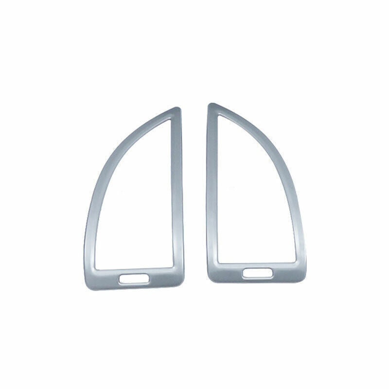 2P Silver Left And Right Air Outlet Vent Trim for Nissan Armada Patrol 2017-2024