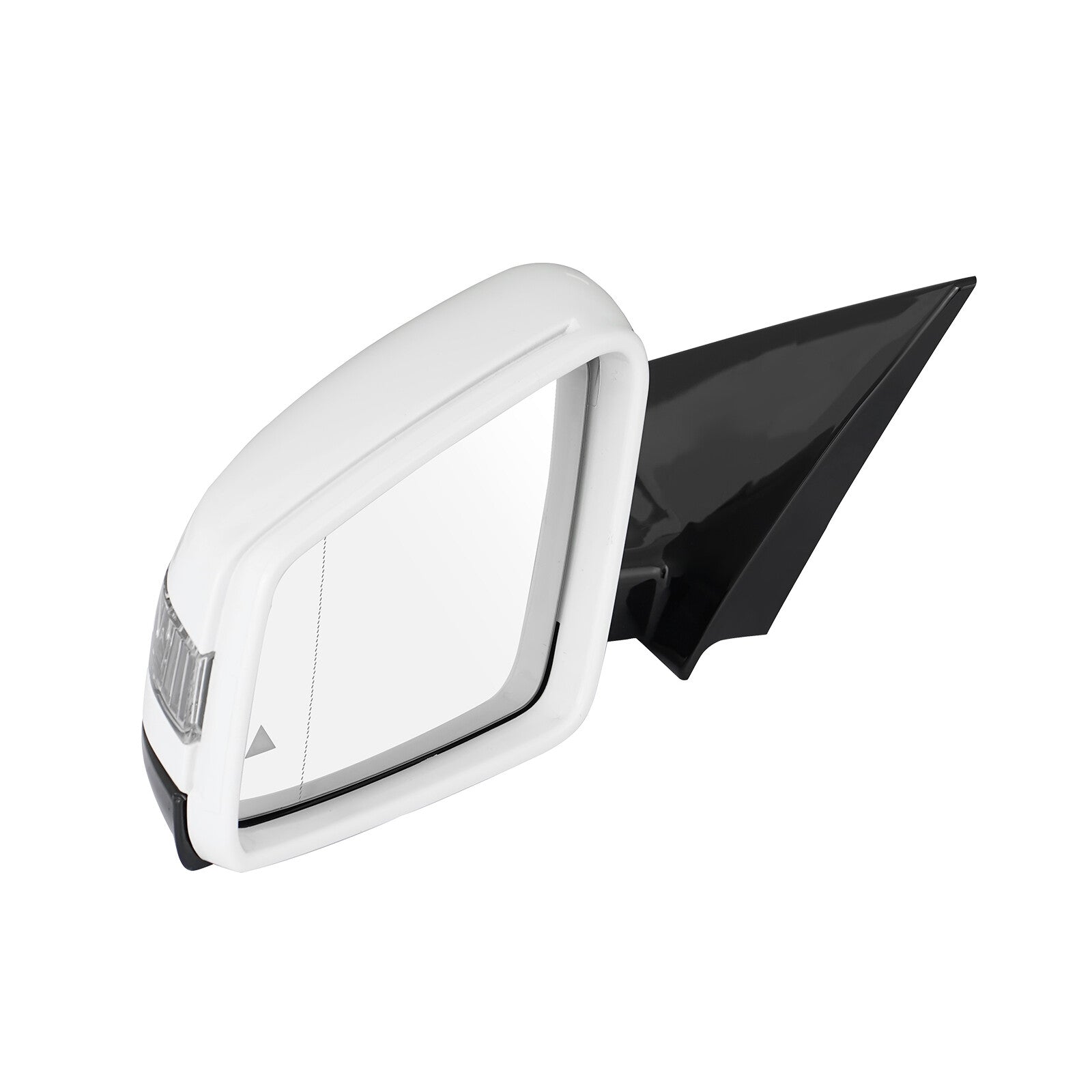 White mirrored surface with blind spot function suitable for Mercedes E350, E550, E400 Coupe - Driver (left side) - 10-17