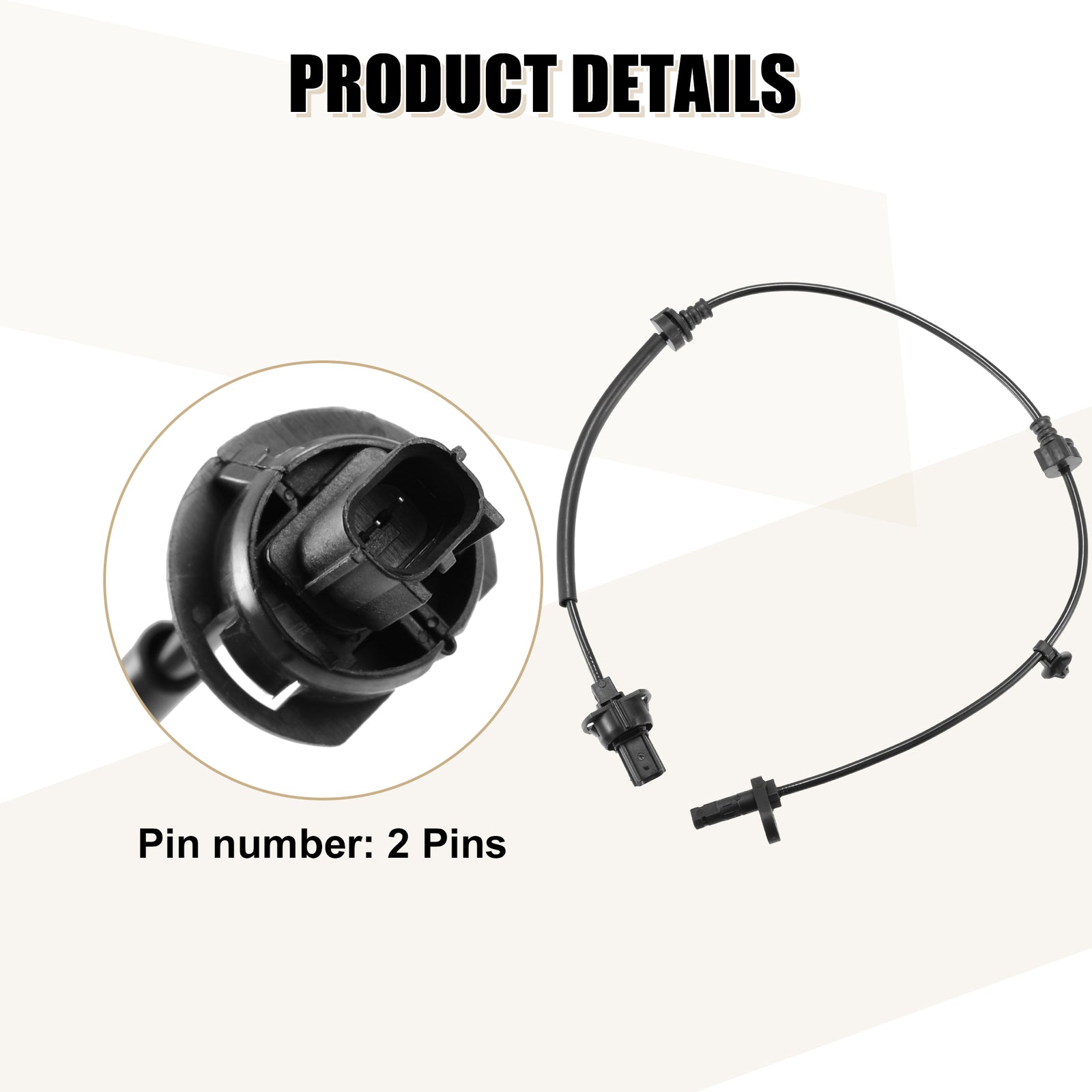 Wheel speed sensor 57450-T7A-003 for front right ABS of HRV XRV Vezel 1.8L and 1.5L vehicles.