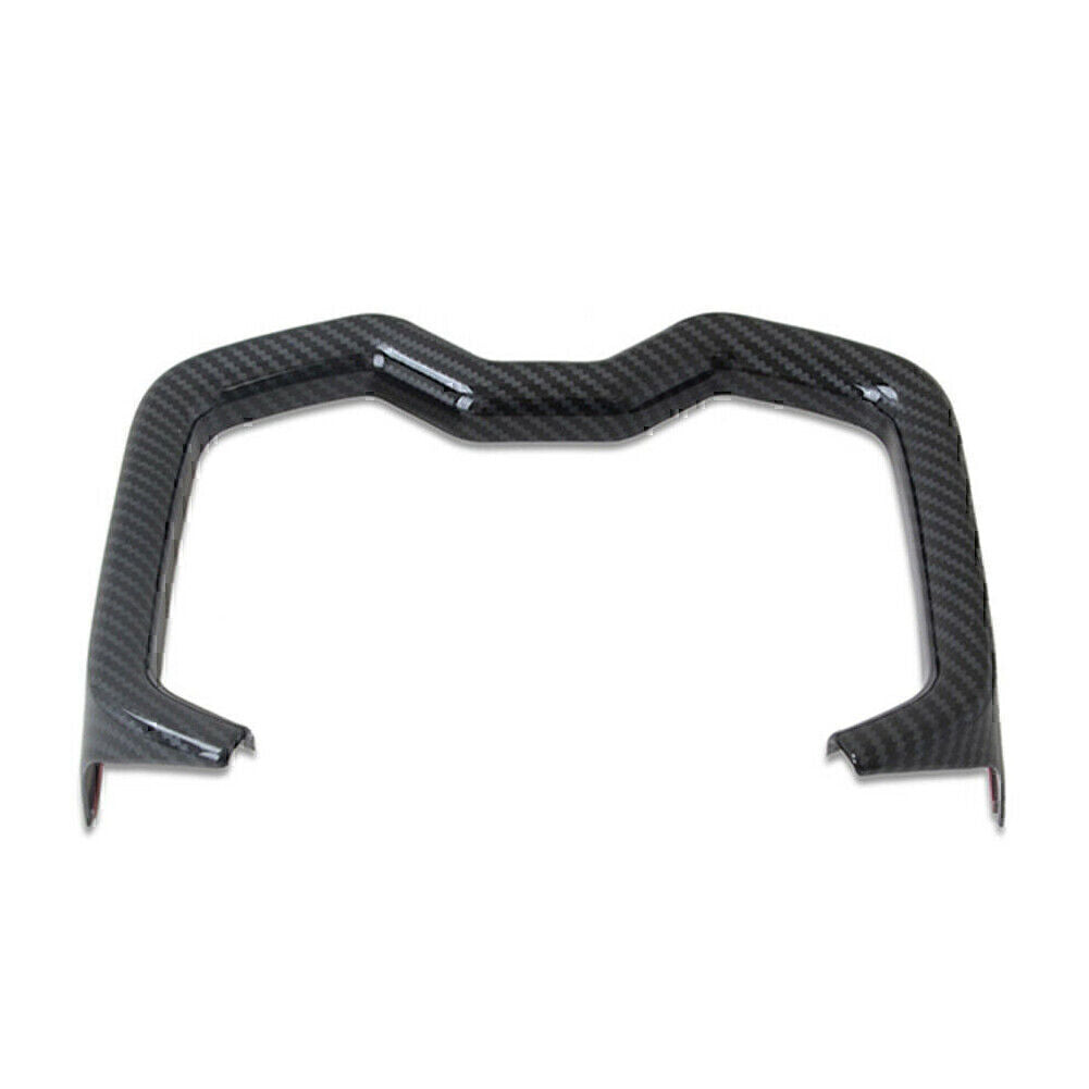 Inner Water Cup Holder Frame Cover Trims For 2019 2020 for Toyota RAV4 Carbon Fiber