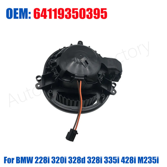 64119350395 Blower Fan Motor Assembly for BMW 228i 320i 328d 328i 335i 428i M235i M3