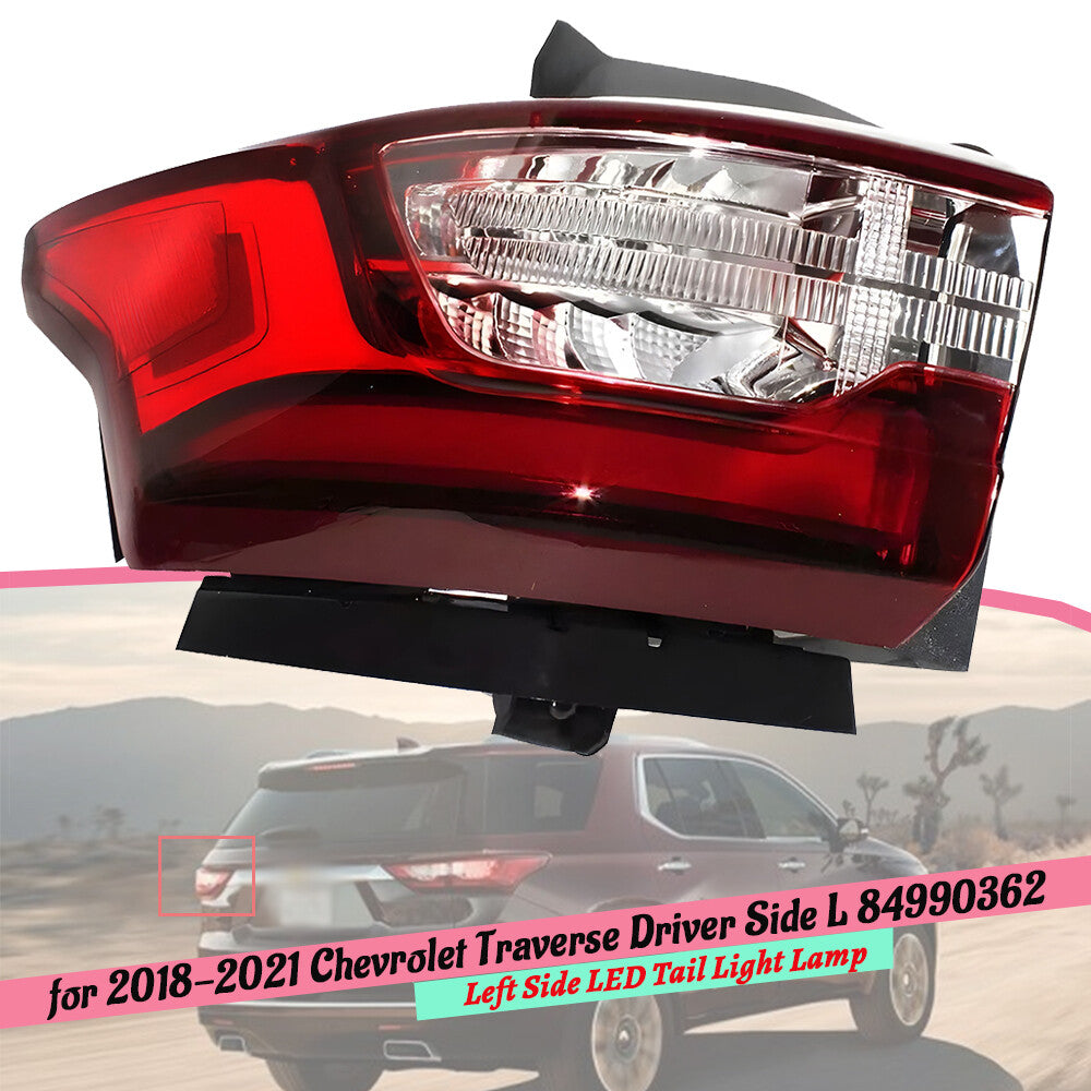 for Chevrolet Traverse 2018-2021 LED taillight left driver side 84990362