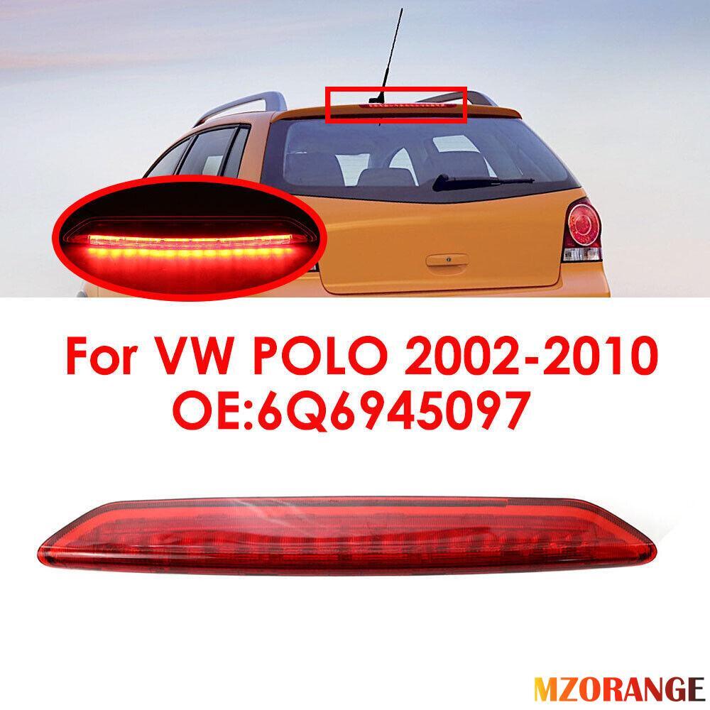 Für for VW POLO Hatchback 9N3 Hinten Dritte Bremsleuchte Rot Rückleuchte 6Q6945097
