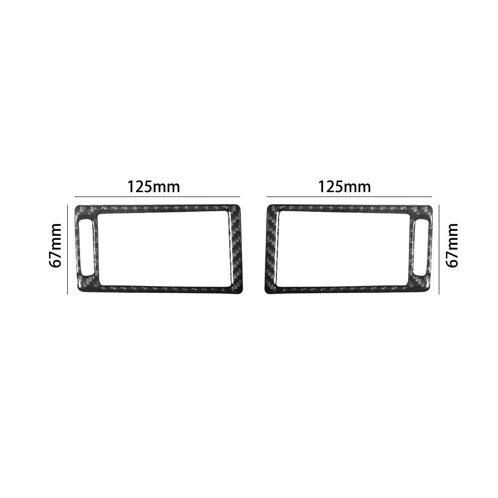 Carbon Fiber L & R Air Vent Cover Trim for Land Rover Discovery Sport 2015-2019
