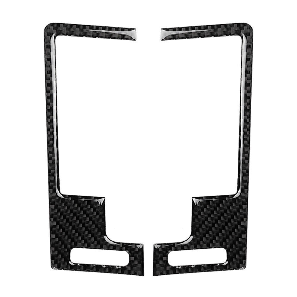 2 Pcs Carbon Fiber Central Air Vent Outlet Frame Cover for Nissan 350z 2003-2009