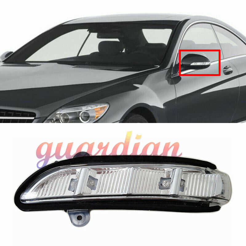 Left-side mirror turn signal lens light applicable to for Mercedes CL550 CL600 E320 E350