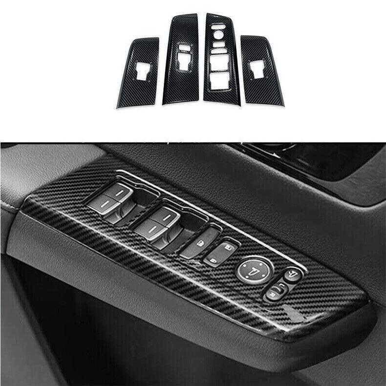 for Honda CR-V 2023-2024 Window Lock Lift Switch Button Panel Trim Carbon Steel
