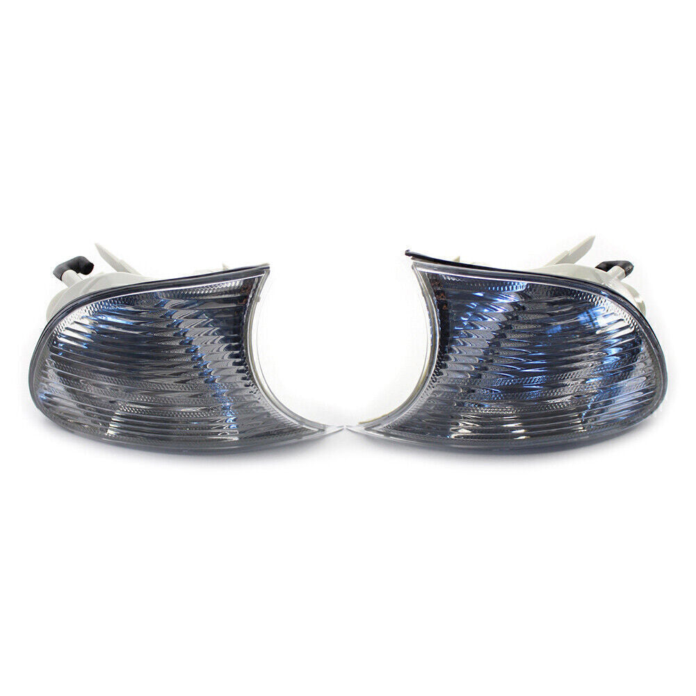 2PCS Corner Light Clear Lens Left Right Fit for BMW E46 3-Series 2DR 2000-2001