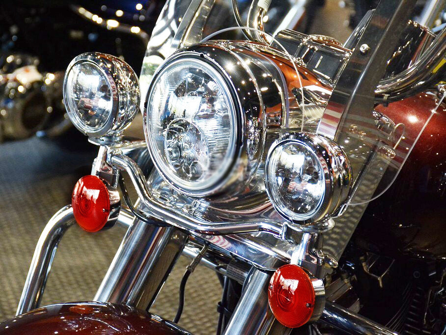 4x Red Turn Signal Light Lens Cover for Harley Touring Road Electra Glide 86-23
