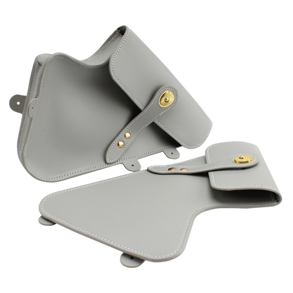 Motorrad Wartung Rahmenseiten Werkzeugtasche Retro Leder f¨¹r for BMW RnineT Silber