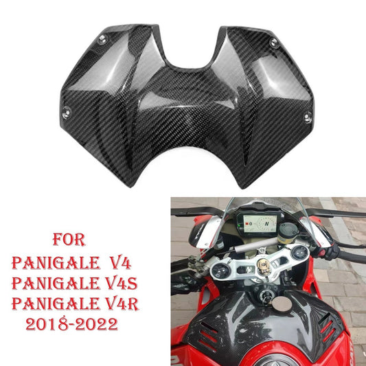 for Ducati Panigale V4 V4S Carbon Fiber Fuel Tank Cover Guard Fairing 2018-2022