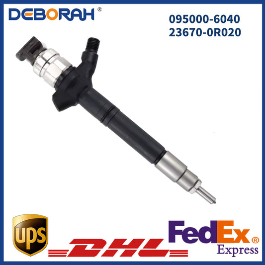 095000-6040 Common Rail Diesel Injector 23670-0R020 for Toyota RAV4 2.2 2AD-FTV