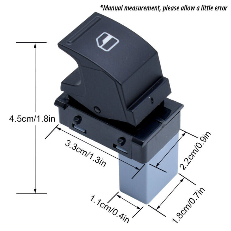 for Skoda Octavia Fabia 5J0959855 1 Electric Power Window Switch Passenger Side