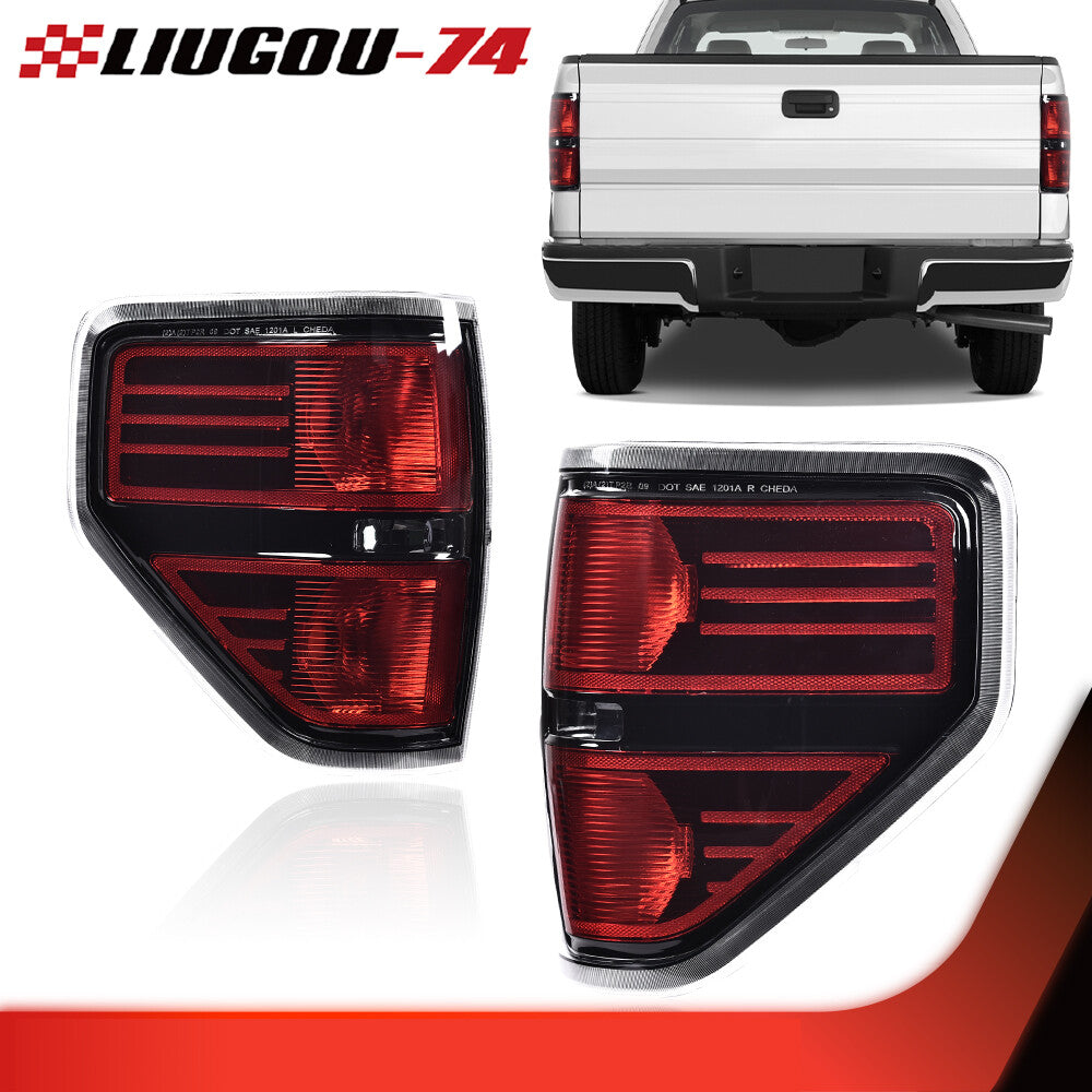 Taillight brake + side transparent corner headlights suitable for 09-14 for Ford F-150 Pickup Truc