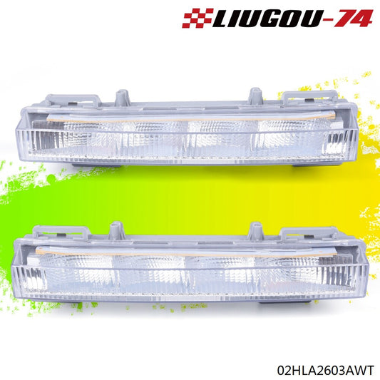 One pair of new LED daytime running lights suitable for Mercedes W166.
