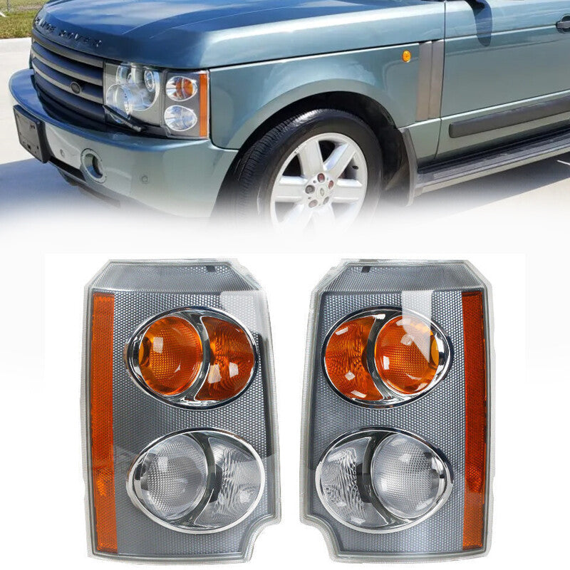 Pair For 2003-05 for Land Rover for Range Rover L322 Front Corner lamp turn signal lamp