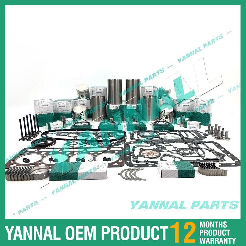 V1702 V1702B Overhaul and Reconstruction Kit for Kubota Indirect Injection for Bobcat 743