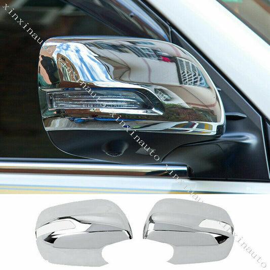 for Toyota for Land Cruiser LC200 2016-2021 Side Door Rearview Mirror Cover Trim Cap
