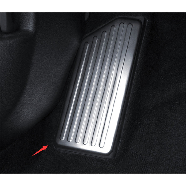 for Kia K5 21-2024 Stainless Car Left Side Foot Rest Pedal Panel Cover Trim 1PC