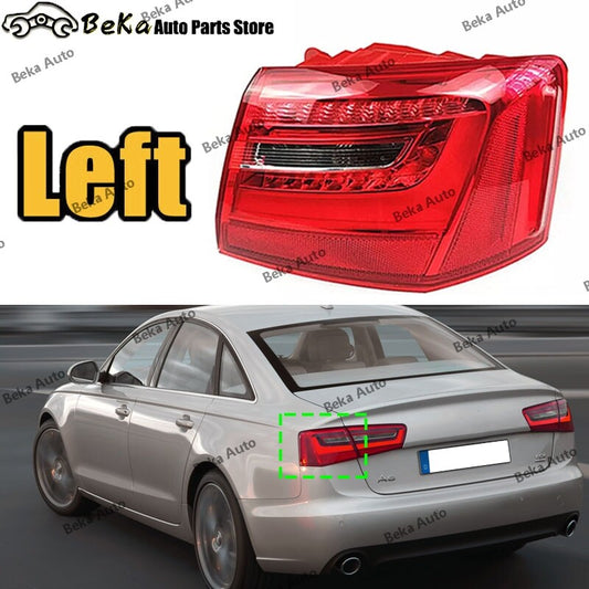 1 piece for Audi A6 2012-2016, assembled left outer LED taillight and brake light.