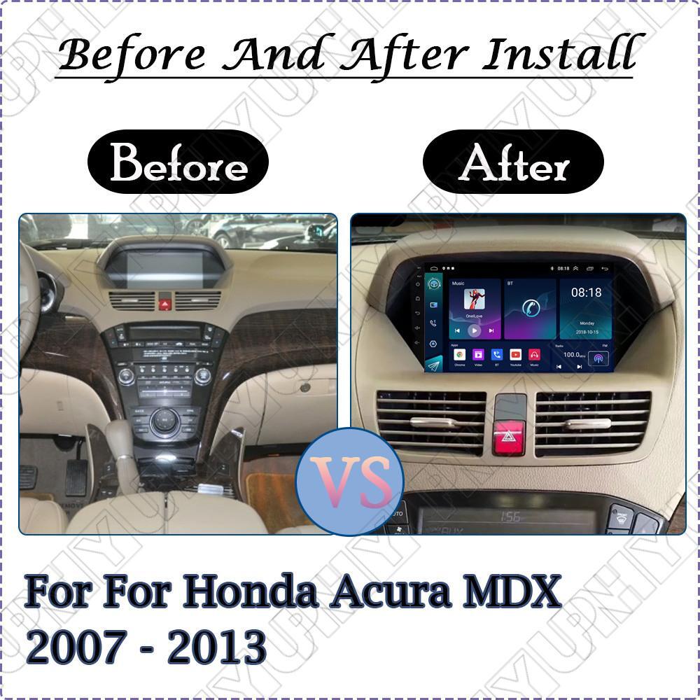 9 Android 12 Radio Stereo GPS Nav Head Unit WIFI for Honda for Acura for MDX 2007-2013