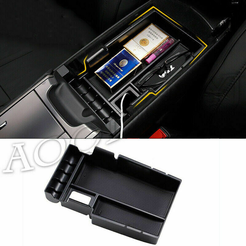 for Lincoln MKZ 2017-2019 Armrest Storage Box Center Console Tray Container Trim