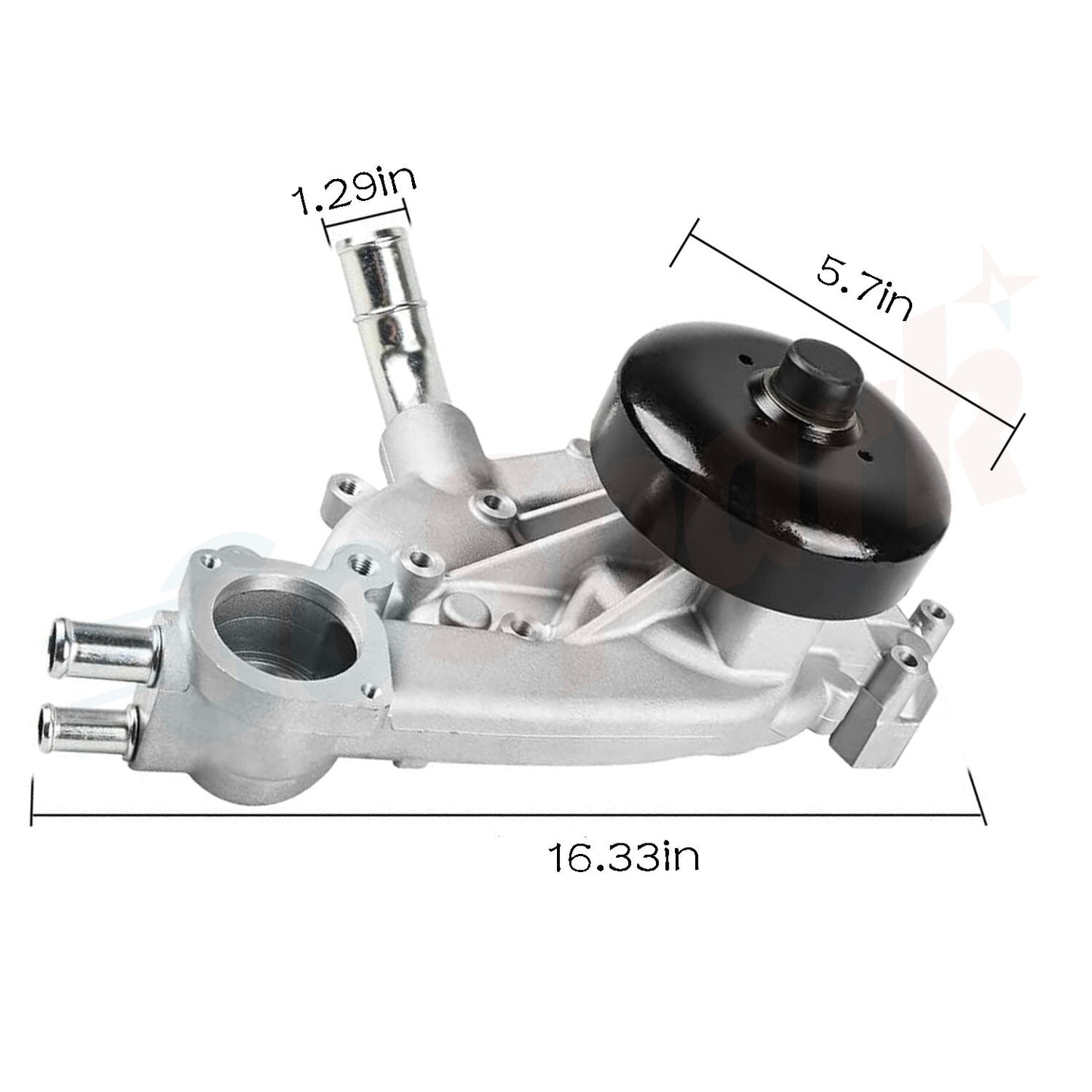 Water Pump w/Thermostat for Chevy Silverado Tahoe Suburban for Sierra 1500 5.3L 6.0L