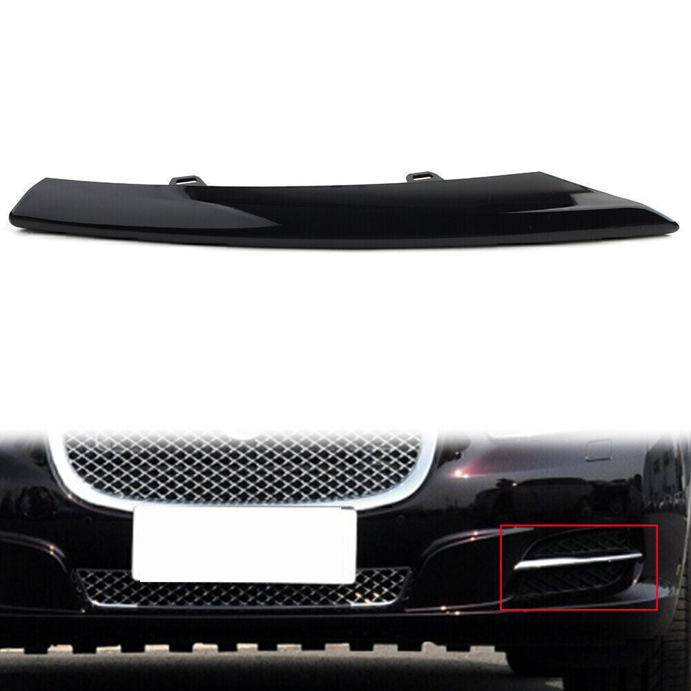 1x Left Front Side Grille Gloss Black Molding for Jaguar XJ 2010-2015 2011 2012