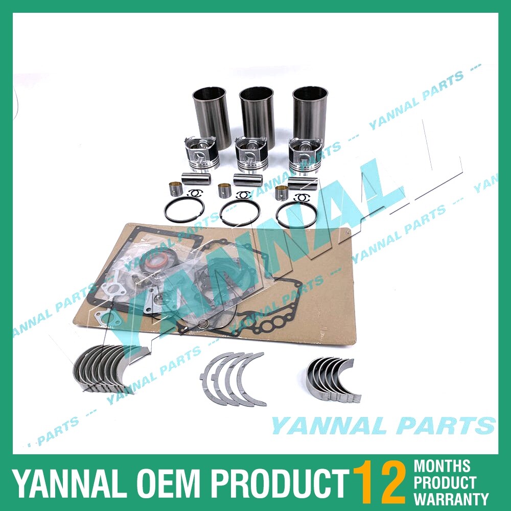 3TNV86 Overhaul and Rebuild Kit with Complete Set of Shims and Bearings for Yanmar Engines