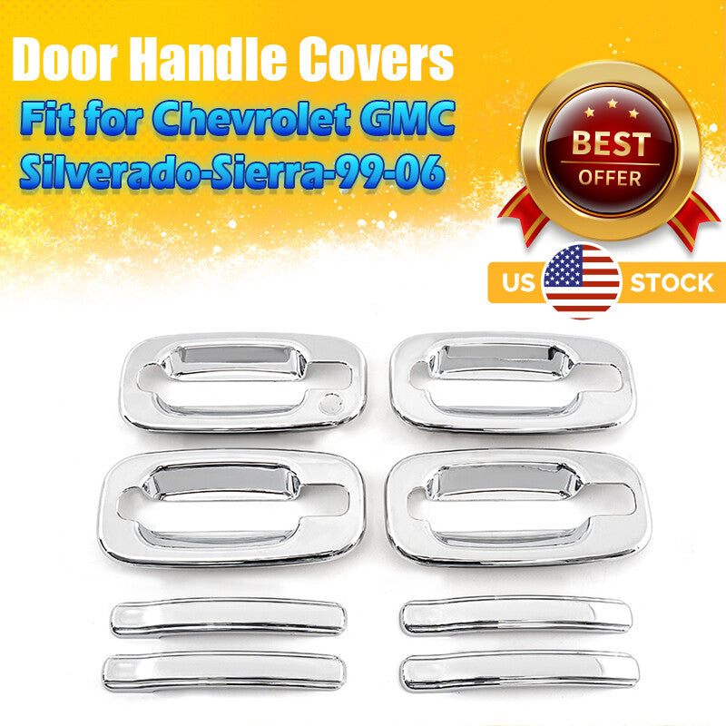 CHROME 4DR handle cover for 99-06 for Chevrolet for GMC Trucks SUVs Silverado for Sierra for Yukon