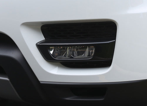 for Rover Range Sport 2014-2017 Glossy Black Front Bumper Fog Light Lamp Cover