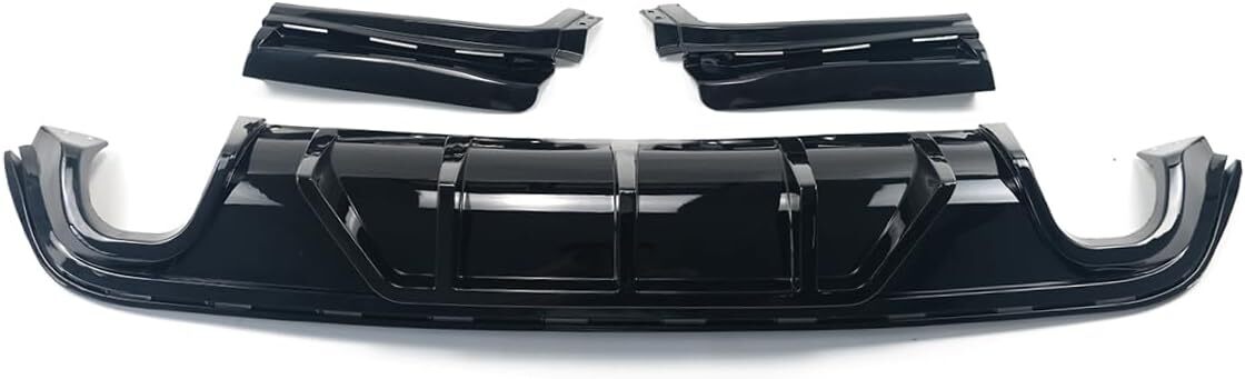 for Jeep Grand Cherokee Trackhawk 18-21 V1 Glossy Shark Fin Rear Bumper Diffuser