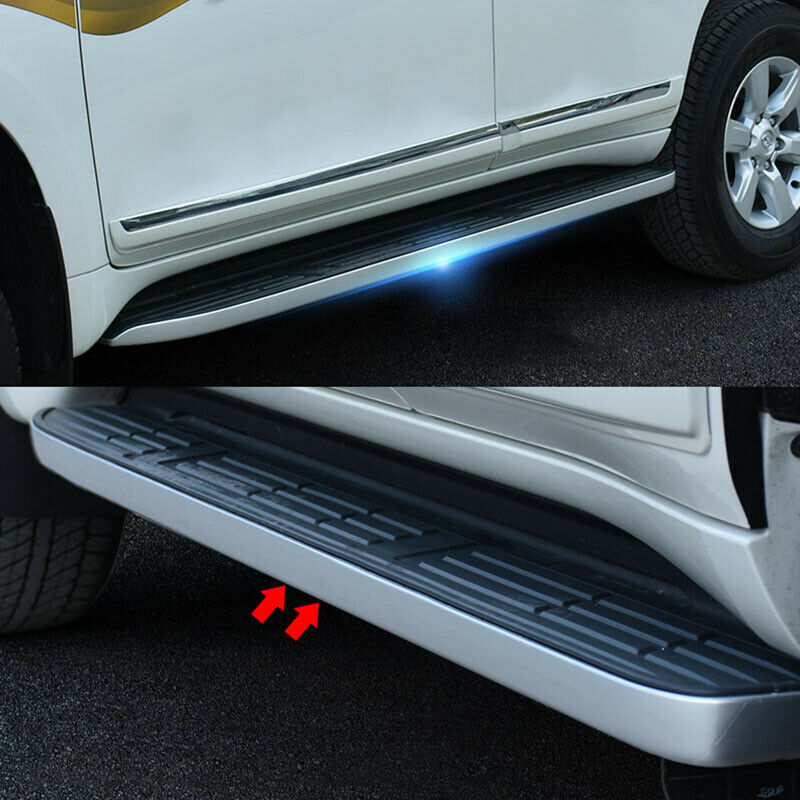 Running Board Nerf Bar Trim Cover Decor Strips for Toyota Prado FJ150 2010-2021