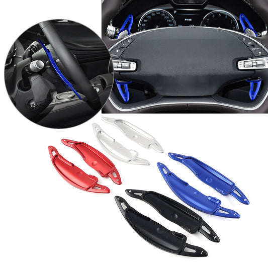 Aluminum Alloy Steering Wheel Paddle Shifter Extension for Genesis GV70 Sport