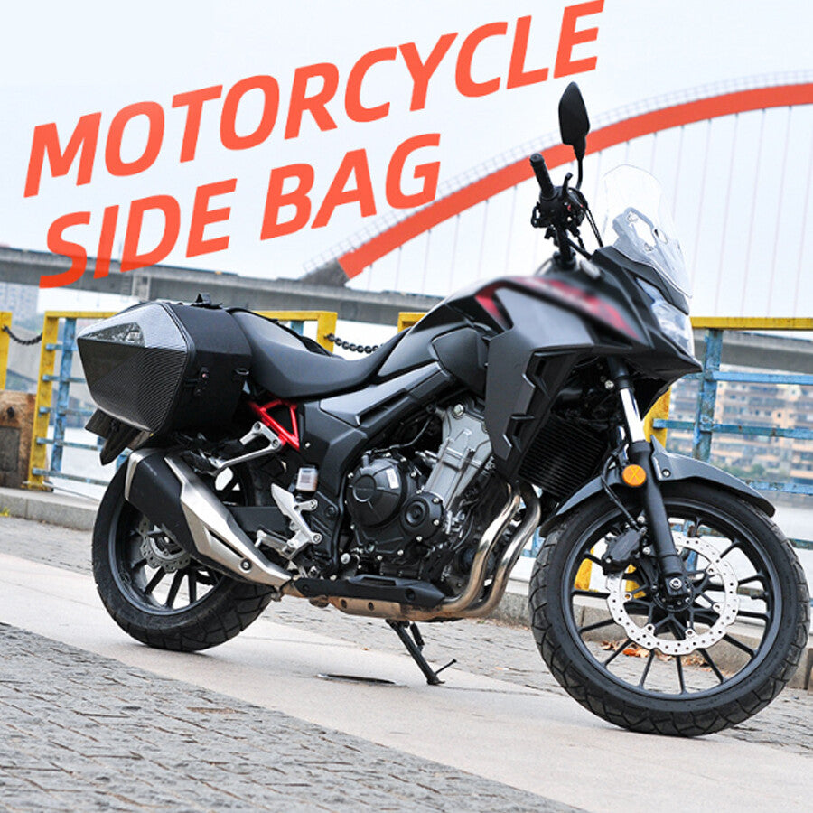 60-liter motorcycle side pocket hanging basket saddle bag waterproof bag luggage storage in the