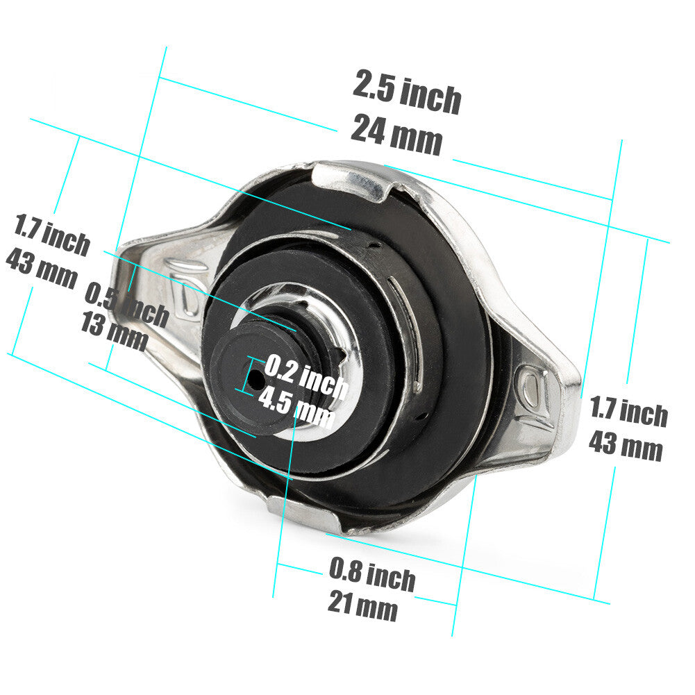 1X Radiator Cap for Toyota 4Runner Tacoma FJ Cruiser for Lexus GS350 IS250/350 GX470