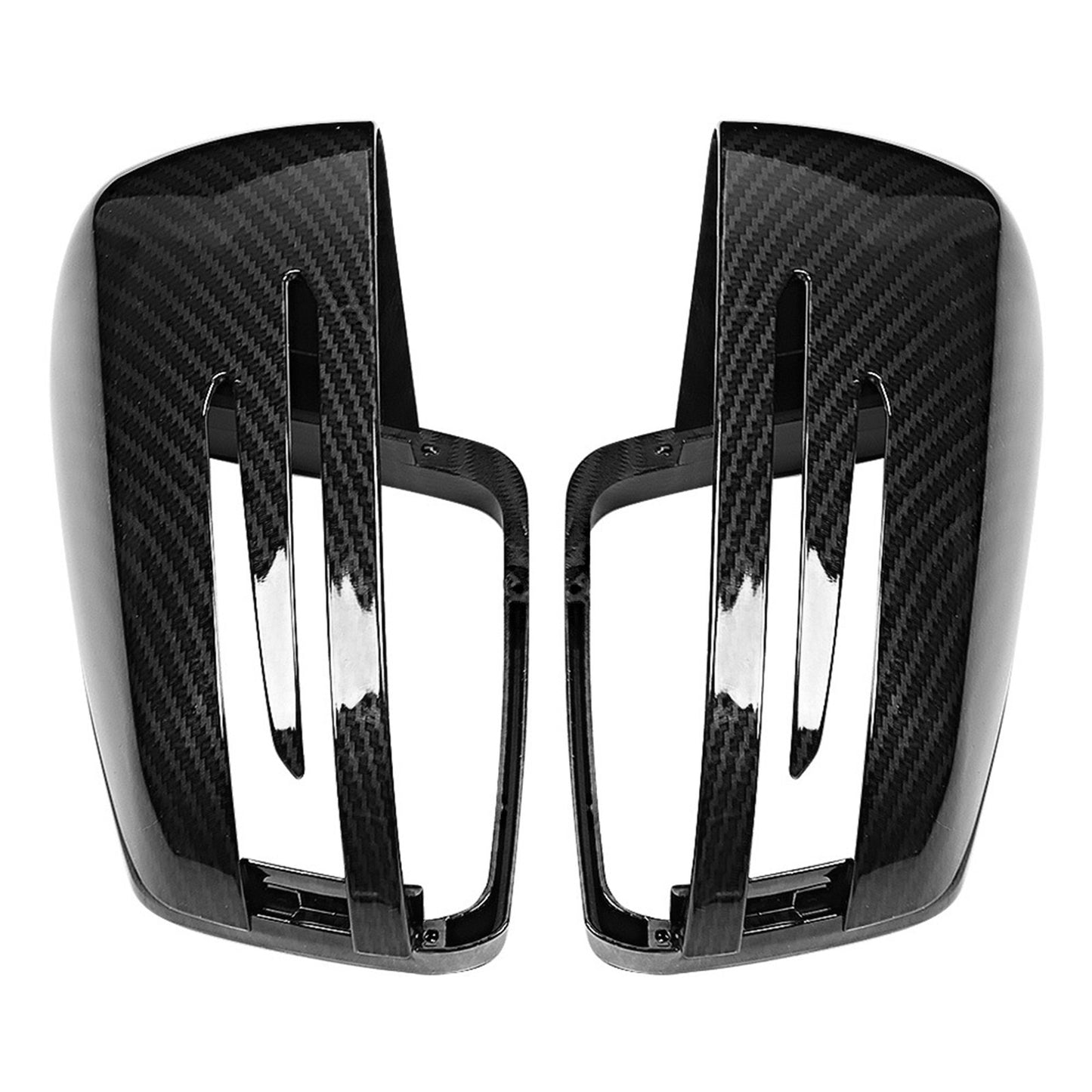 ABS Black Mirror Cover Trim LR for Benz W204 W212 W218 W176 W221 Accessories