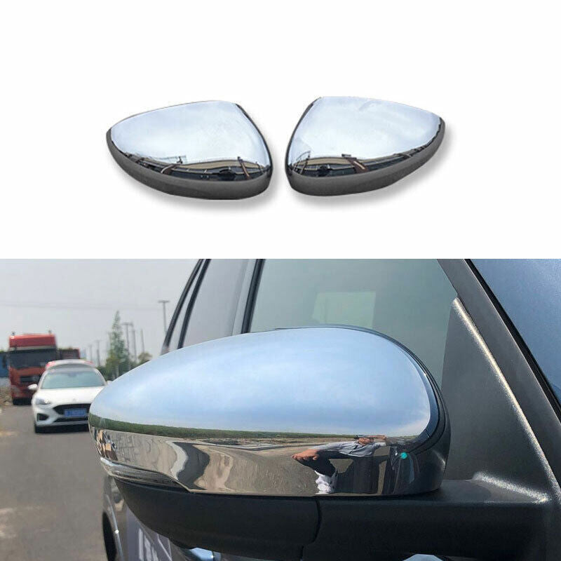 Chrome Rearview Side Mirror Cover Trims Style Fit for Ford Escape Kuga 2020-2022