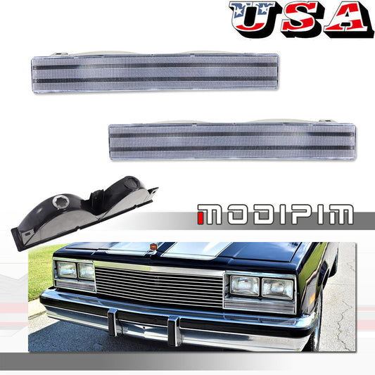 Suitable for 1982-1987 El Camino Malibu Caballero Transparent Bumper Parking Signal Light Kit