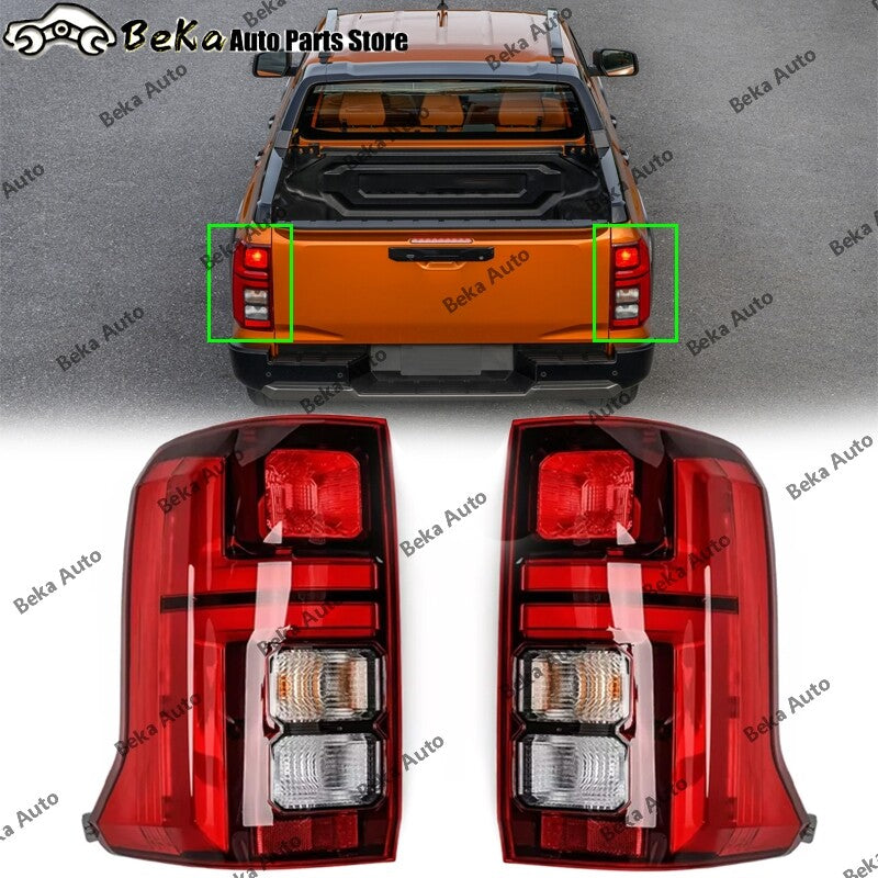 LHRH 2-piece rear brake light for Mitsubishi Triton L200 2024-2025 LED DRL